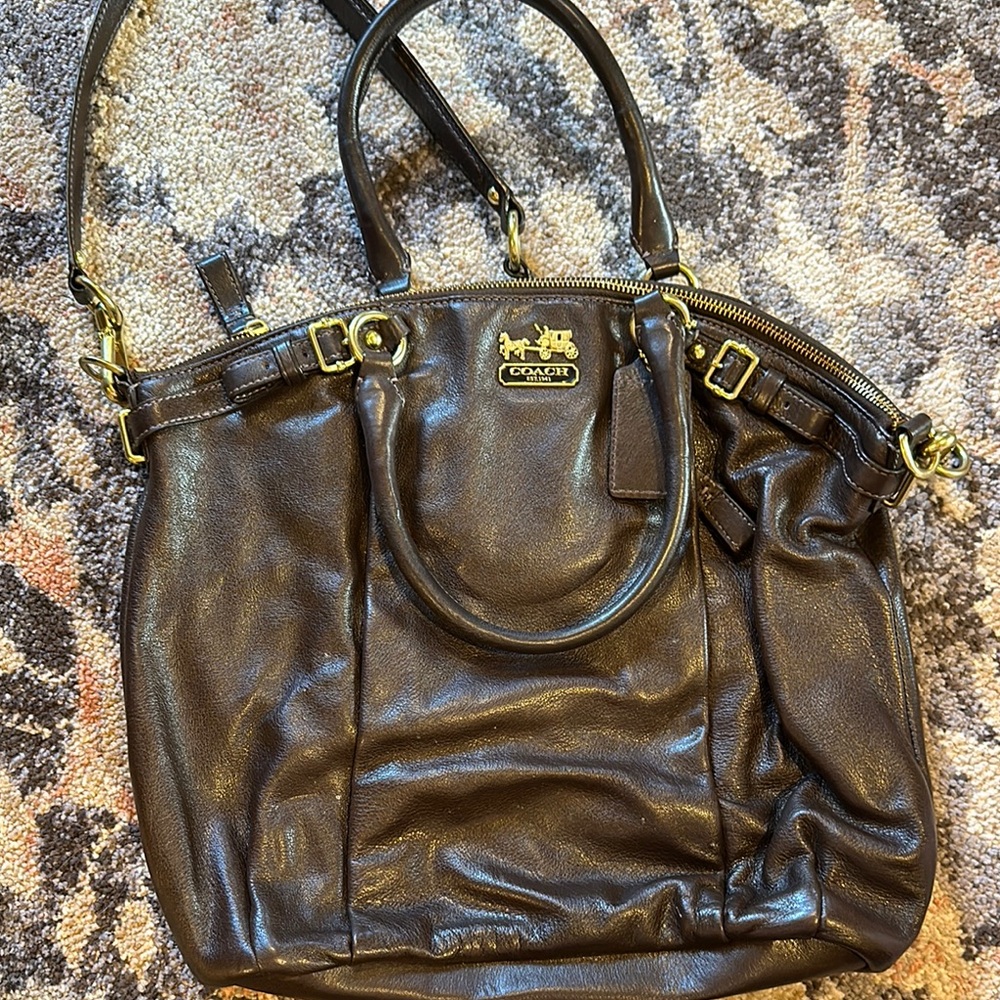 Coach Brown Leather Women's Bag